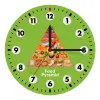 Wooden wall clock (20cm)