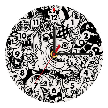 Τερατάκια, Wooden wall clock (20cm)