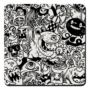 Τερατάκια, Τετράγωνο μαγνητάκι ξύλινο 9x9cm