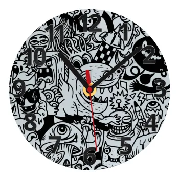 Τερατάκια, Ρολόι τοίχου γυάλινο (20cm)