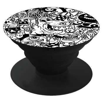 Τερατάκια, Phone Holders Stand  Μαύρο Βάση Στήριξης Κινητού στο Χέρι