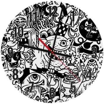 Τερατάκια, Ρολόι τοίχου ξύλινο (30cm)