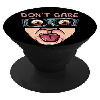 Don't Care, Phone Holders Stand  Black Hand-held Mobile Phone Holder