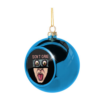 Don't Care, Χριστουγεννιάτικη μπάλα δένδρου Μπλε 8cm