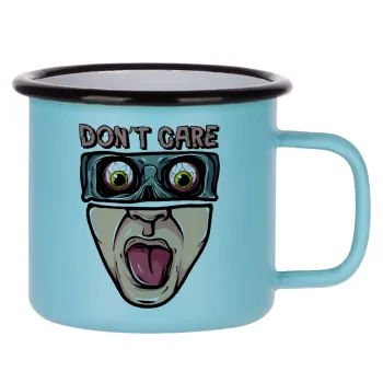 Don't Care, Κούπα Μεταλλική εμαγιέ ΜΑΤ σιέλ 360ml