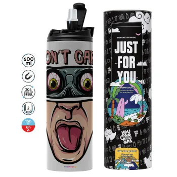 Don't Care, Tumbler stainless steel GREY 600ml