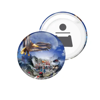 25η Μαρτίου 1821 Εθνική Επέτειος, Μαγνητάκι και ανοιχτήρι μπύρας στρογγυλό διάστασης 5,9cm