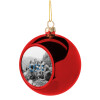 Christmas tree ball Red 8cm