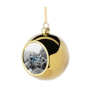 28η οκτωβρίου 1940, Χριστουγεννιάτικη μπάλα δένδρου Χρυσή 8cm