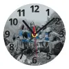 Ρολόι τοίχου γυάλινο (20cm)