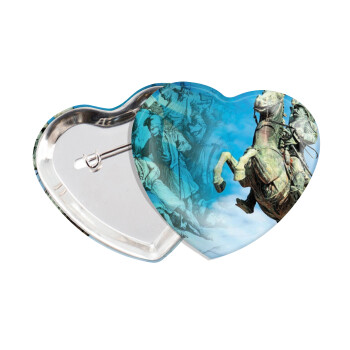 25η Μαρτίου 1821, Κονκάρδα παραμάνα καρδιά (57x52mm)