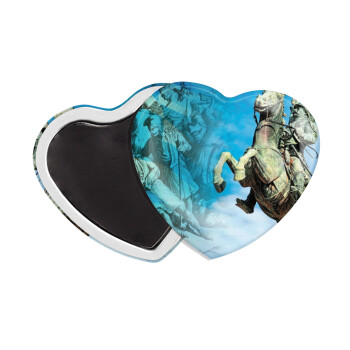 25η Μαρτίου 1821, Μαγνητάκι καρδιά (57x52mm)