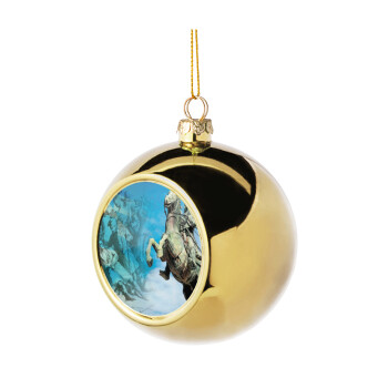25η Μαρτίου 1821, Χριστουγεννιάτικη μπάλα δένδρου Χρυσή 8cm