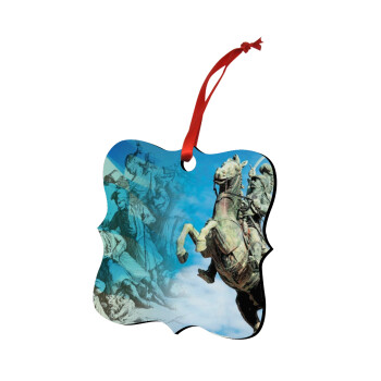 25η Μαρτίου 1821, Christmas ornament polygon wooden 7.5cm