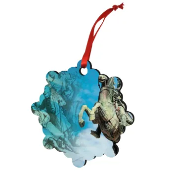 25η Μαρτίου 1821, Στολίδι Χριστουγεννιάτικο στολίδι snowflake ξύλινο 7.5cm