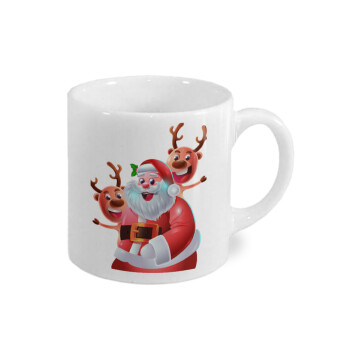 Santa Claus & Deers, Κουπάκι κεραμικό, για espresso 150ml
