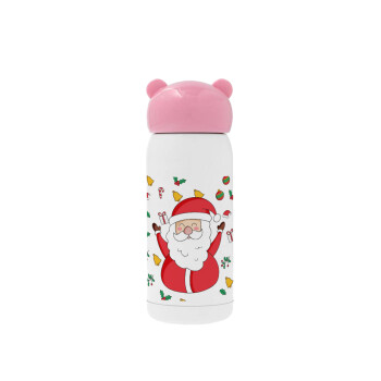 Santa Claus gifts, Ροζ ανοξείδωτο παγούρι θερμό (Stainless steel), 320ml