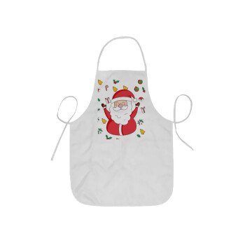 Santa Claus gifts, Ποδιά Σεφ ολόσωμη κοντή  Παιδική (44x62cm)