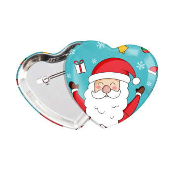 Santa Claus gifts, Κονκάρδα παραμάνα καρδιά (57x52mm)