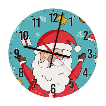 Santa Claus gifts, Ρολόι τοίχου ξύλινο (30cm)