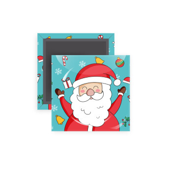 Santa Claus gifts, Μαγνητάκι ψυγείου τετράγωνο διάστασης 5x5cm