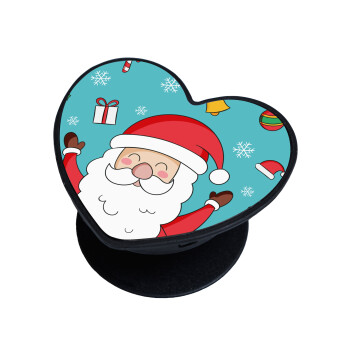 Santa Claus gifts, Phone Holders Stand  καρδιά Μαύρο Βάση Στήριξης Κινητού στο Χέρι