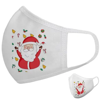 Santa Claus gifts, Μάσκα υφασμάτινη υψηλής άνεσης παιδική (Δώρο πλαστική θήκη)