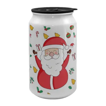 Santa Claus gifts, Κούπα ταξιδιού μεταλλική με καπάκι (tin-can) 500ml