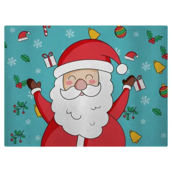 Santa Claus gifts, Επιφάνεια κοπής γυάλινη (38x28cm)