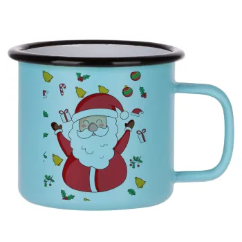 Santa Claus gifts, Κούπα Μεταλλική εμαγιέ ΜΑΤ σιέλ 360ml