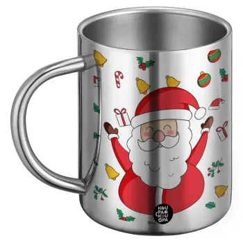 Santa Claus gifts, Ανοξείδωτη Μεταλλική Κούπα 450ml - Διπλού Τοιχώματος