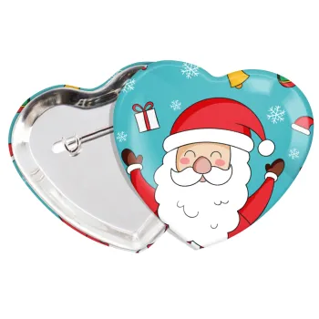 Santa Claus gifts, Κονκάρδα παραμάνα καρδιά (57x52mm)