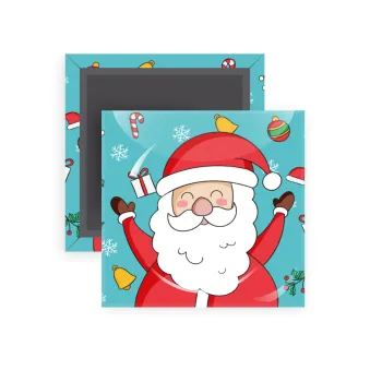 Santa Claus gifts, Μαγνητάκι ψυγείου τετράγωνο διάστασης 5x5cm