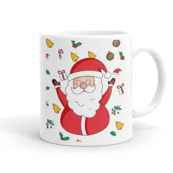 Santa Claus gifts, Ceramic coffee mug, 330ml