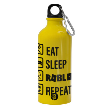 Eat, Sleep, Roblox, Repeat, Παγούρι νερού 600ml