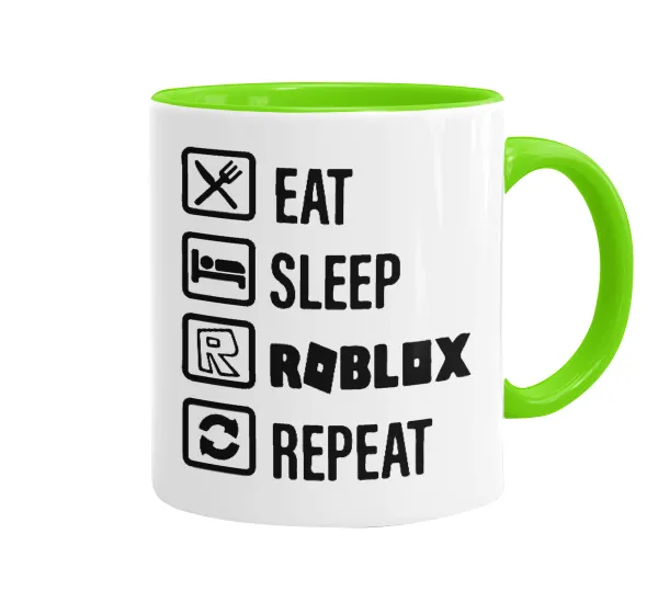 Eat — Mug colored light green, ceramic, 330ml