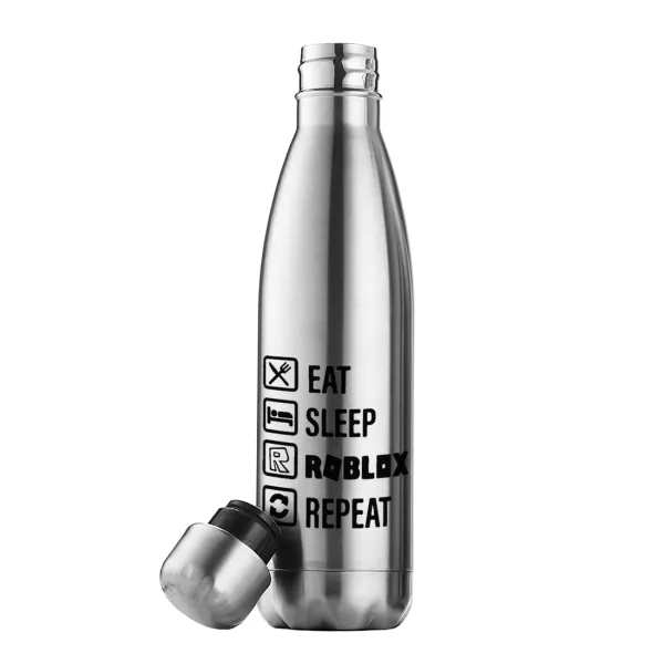 Eat — Μεταλλικό παγούρι θερμός Inox (Stainless steel), διπλού τοιχώματος, 500ml