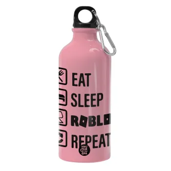 Eat, Sleep, Roblox, Repeat, Παγούρι νερού 600ml