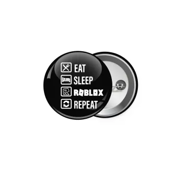 Eat, Sleep, Roblox, Repeat, Κονκάρδα παραμάνα 5cm