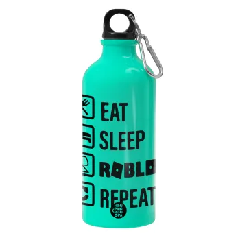 Eat, Sleep, Roblox, Repeat, Παγούρι νερού 600ml