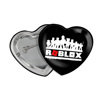 Roblox team, Κονκάρδα παραμάνα καρδιά (57x52mm)