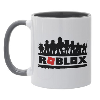 Roblox team, Κούπα χρωματιστή γκρι, κεραμική, 330ml