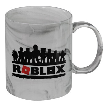 Roblox team, Mug ceramic marble style, 330ml