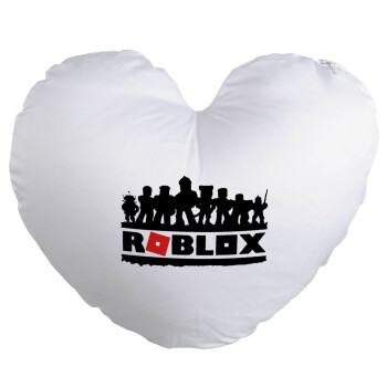 Roblox team, Μαξιλάρι καναπέ καρδιά 40x40cm περιέχεται το  γέμισμα