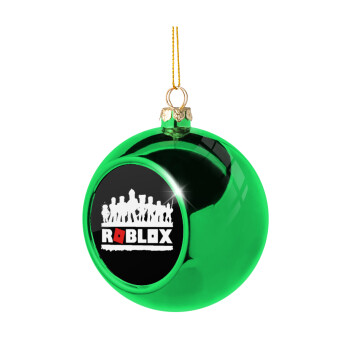 Roblox team, Χριστουγεννιάτικη μπάλα δένδρου Πράσινη 8cm