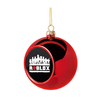Roblox team, Christmas tree ball Red 8cm