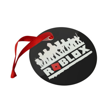 Roblox team, Χριστουγεννιάτικο στολίδι γυάλινο 9cm