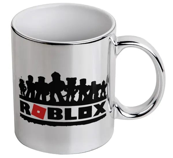 Roblox team — Κούπα κεραμική, ασημένια καθρέπτης, 330ml