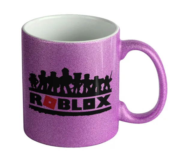 Roblox team — Purple glitter mug that sparkles, ceramic, 330ml