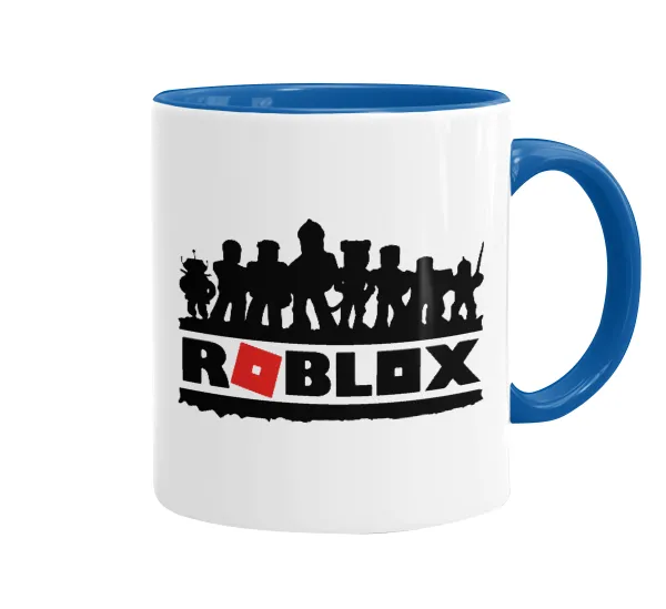 Roblox team — Mug colored blue, ceramic, 330ml